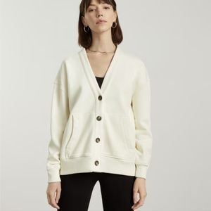 Everlane Organic Cotton Varsity Cardigan